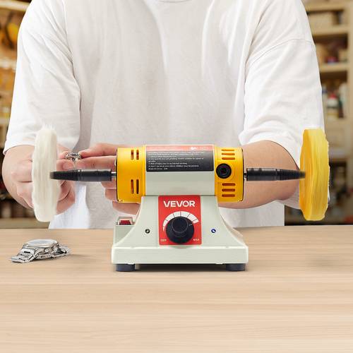 1 2 bench buffer polisher with 3 inch 4 inch wheels