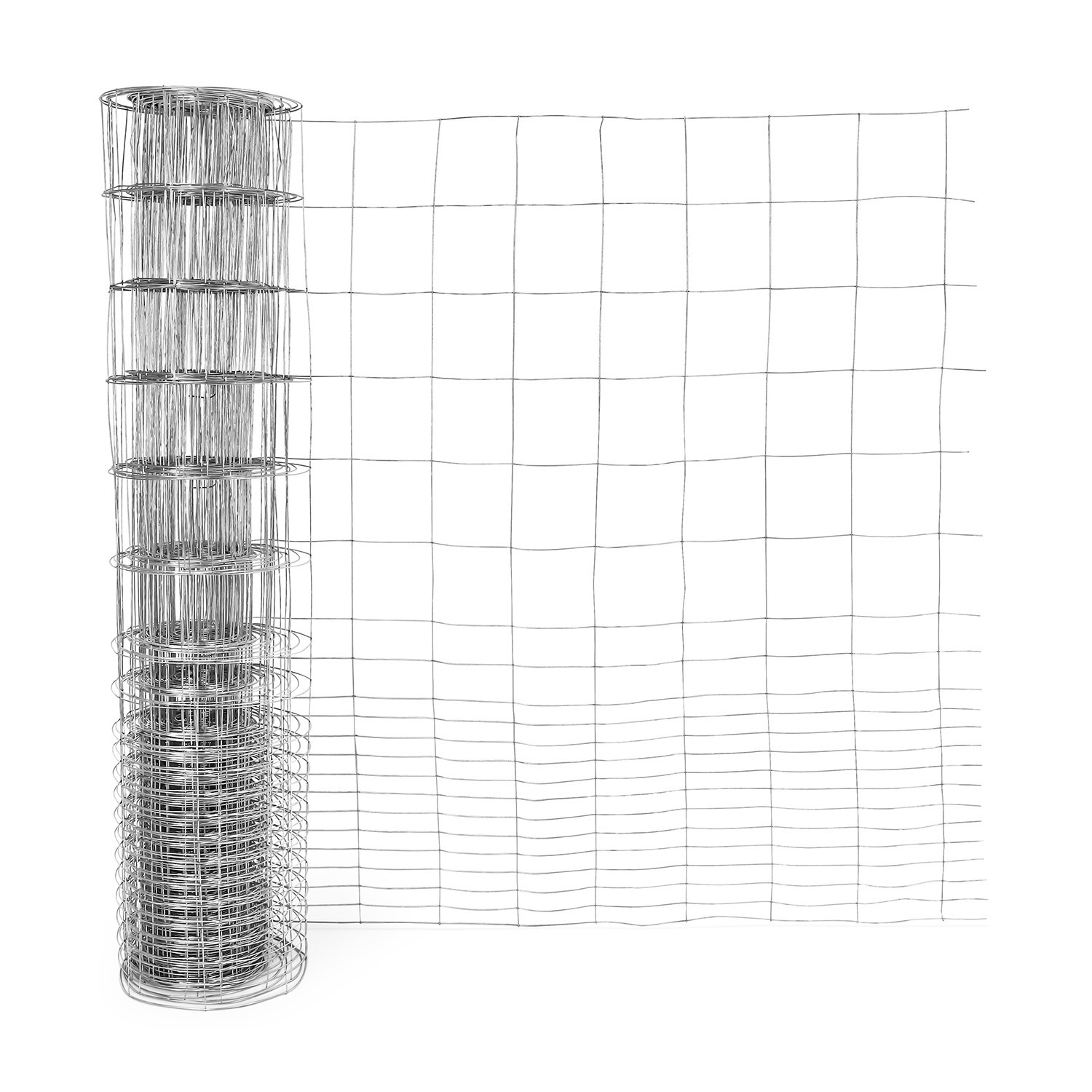 TEMU Clôture de Protection pour Lapins en Fil de Fer Galvanisé 16 Gauge, Tailles Variées