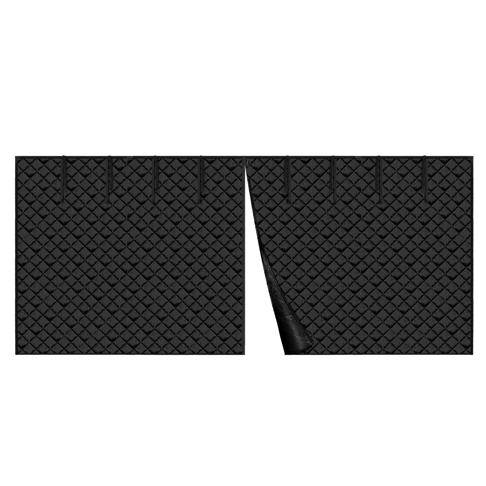 TEMU VEVOR Garage Door Screen pour l'hiver 8.3/16.3 x 7.15 ft Kit d'isolation de porte de garage
