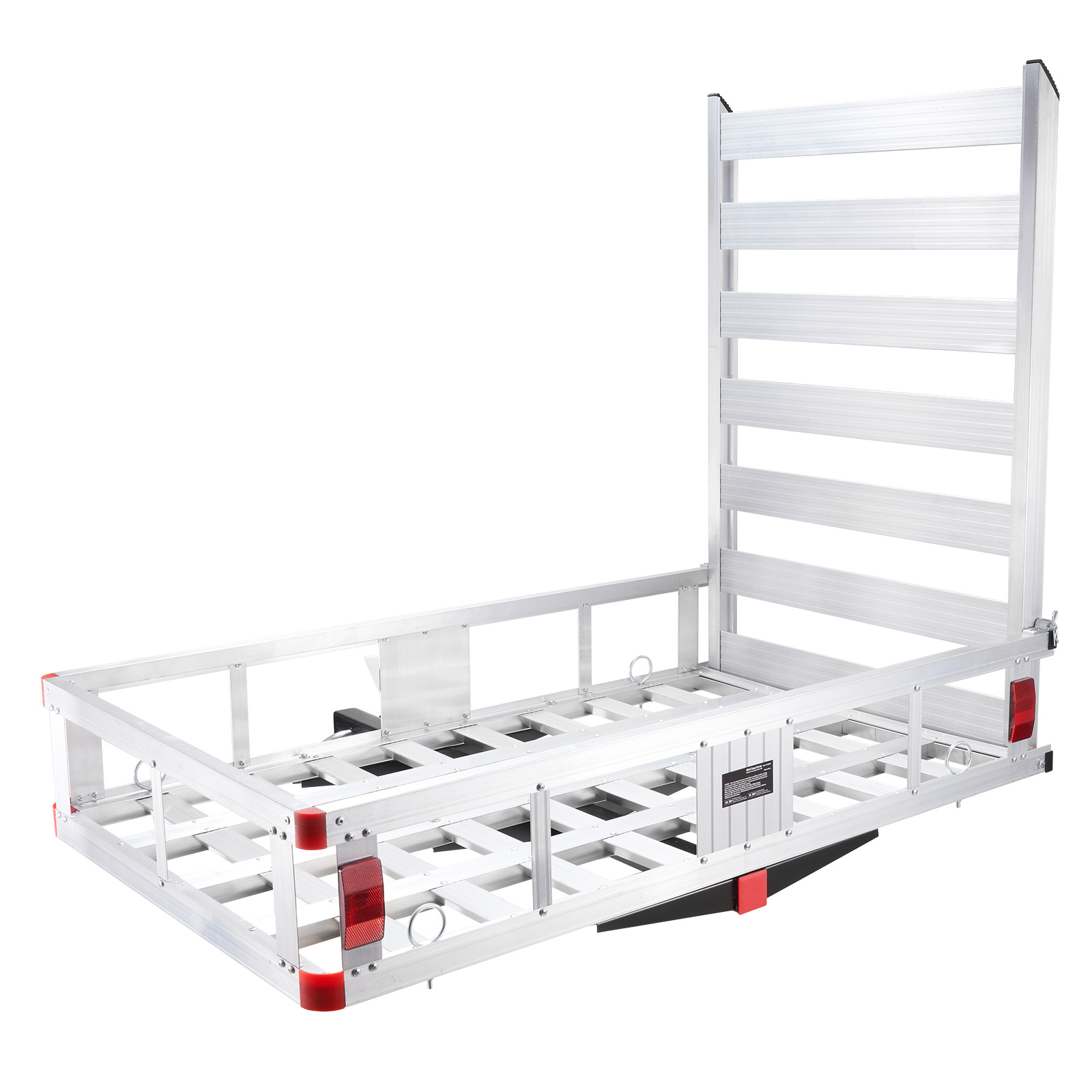 TEMU Vevor 50 X X 8.7 Inch Hitch Cargo Carrier, 500lbs Capacity Trailer Hitch Mounted Cargo Basket, Aluminum Luggage Carrier Rack With Folding Ramp,