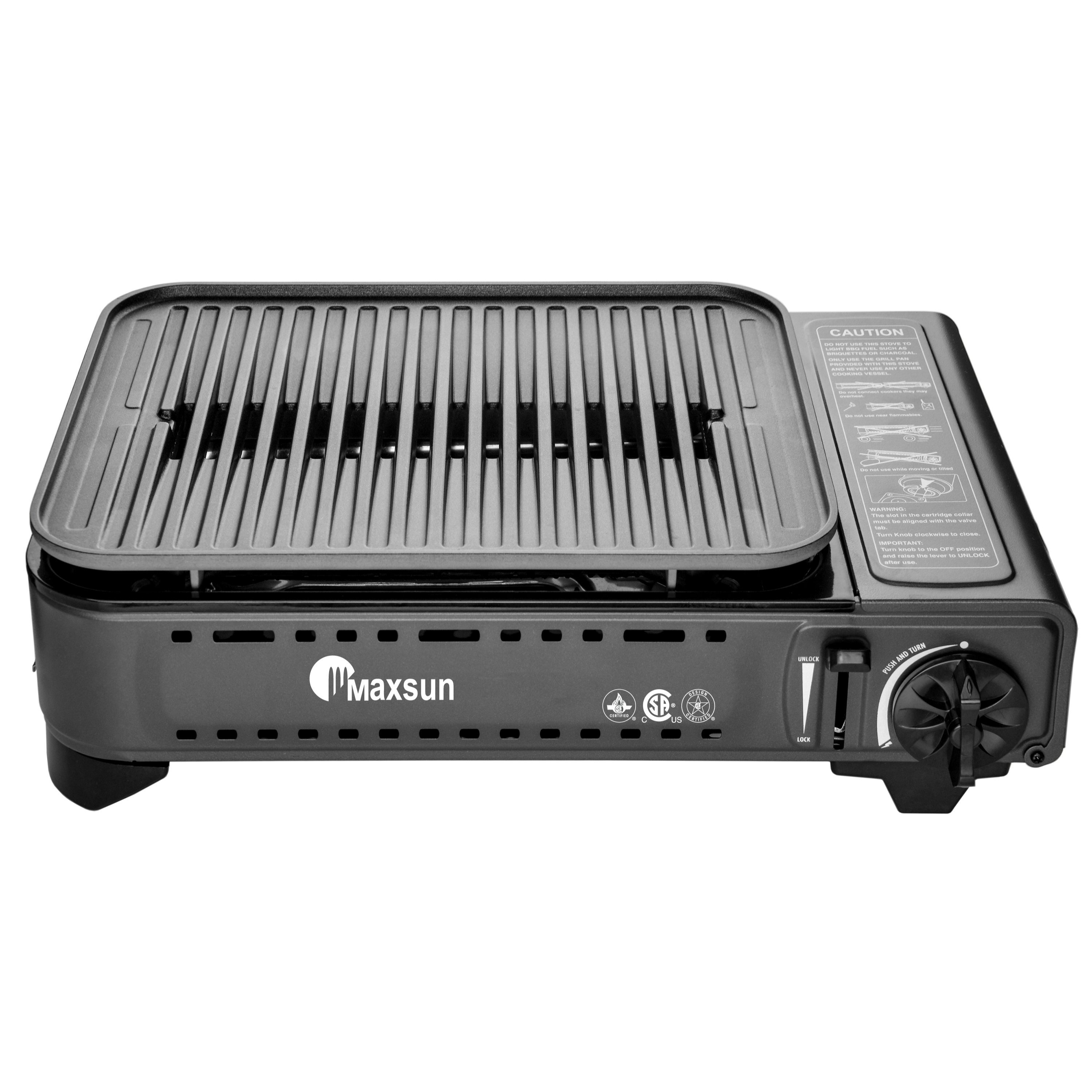   portable butane bbq grill ms 8 7 250 btu tabletop camping grill with nonstick grill plate for outdoor cooking korean bbq