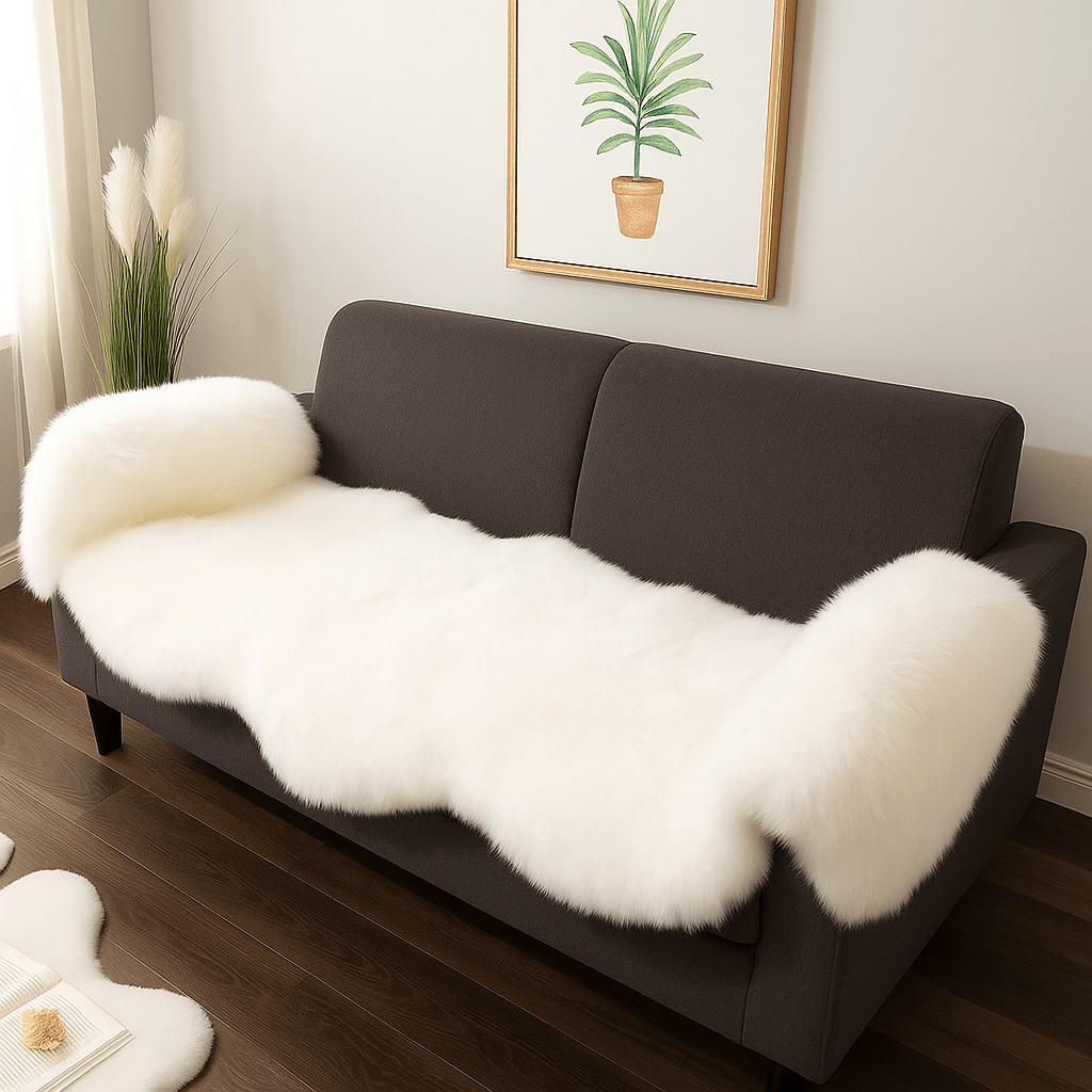 TEMU 1pc Plush Seat Cushion – Soft Chair Pad, Sofa Cushion, Floor Mat, Washable, For Living Room, Dining Room, Computer Chair Home Decor