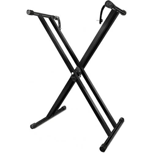 item picture height adjustable keyboard stand heavy duty stable piano keyboard stand with black metal need assemble