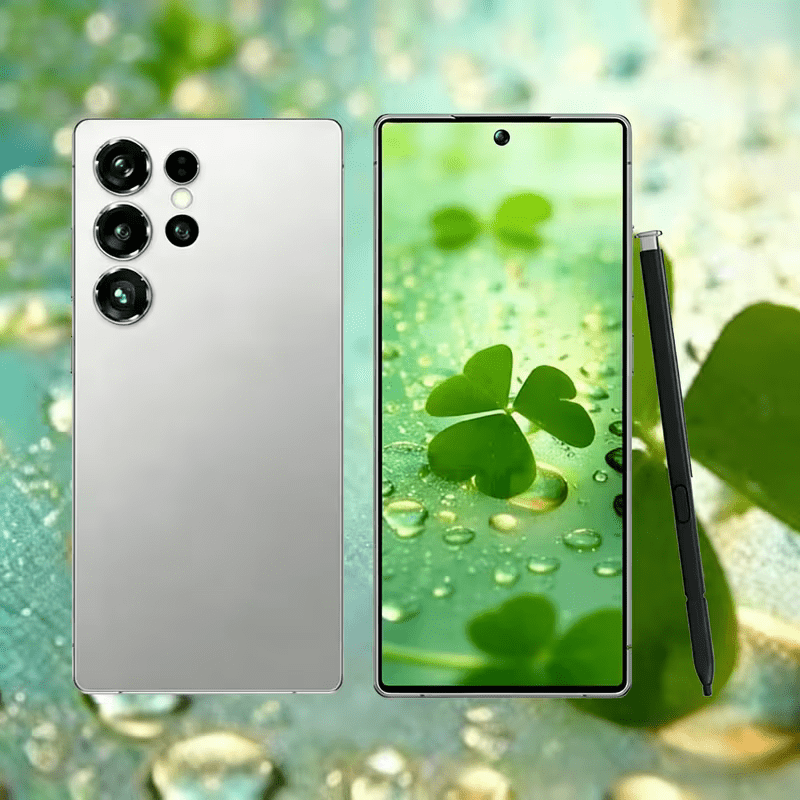 smart 6 8 inch full hd display front and rear hd cameras standby built with a protective case screen protector and headphones daily use phone and travel phone Product details 8