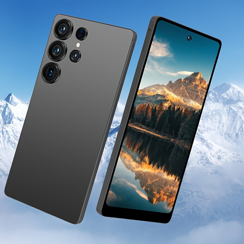 2026 latest high end   smartphone 6 8 inch large screen high definition display high definition video recording type c charging     with an included stylus pen and is   with headphones phone case data cable screen protector   an ideal gift for   Product details 9