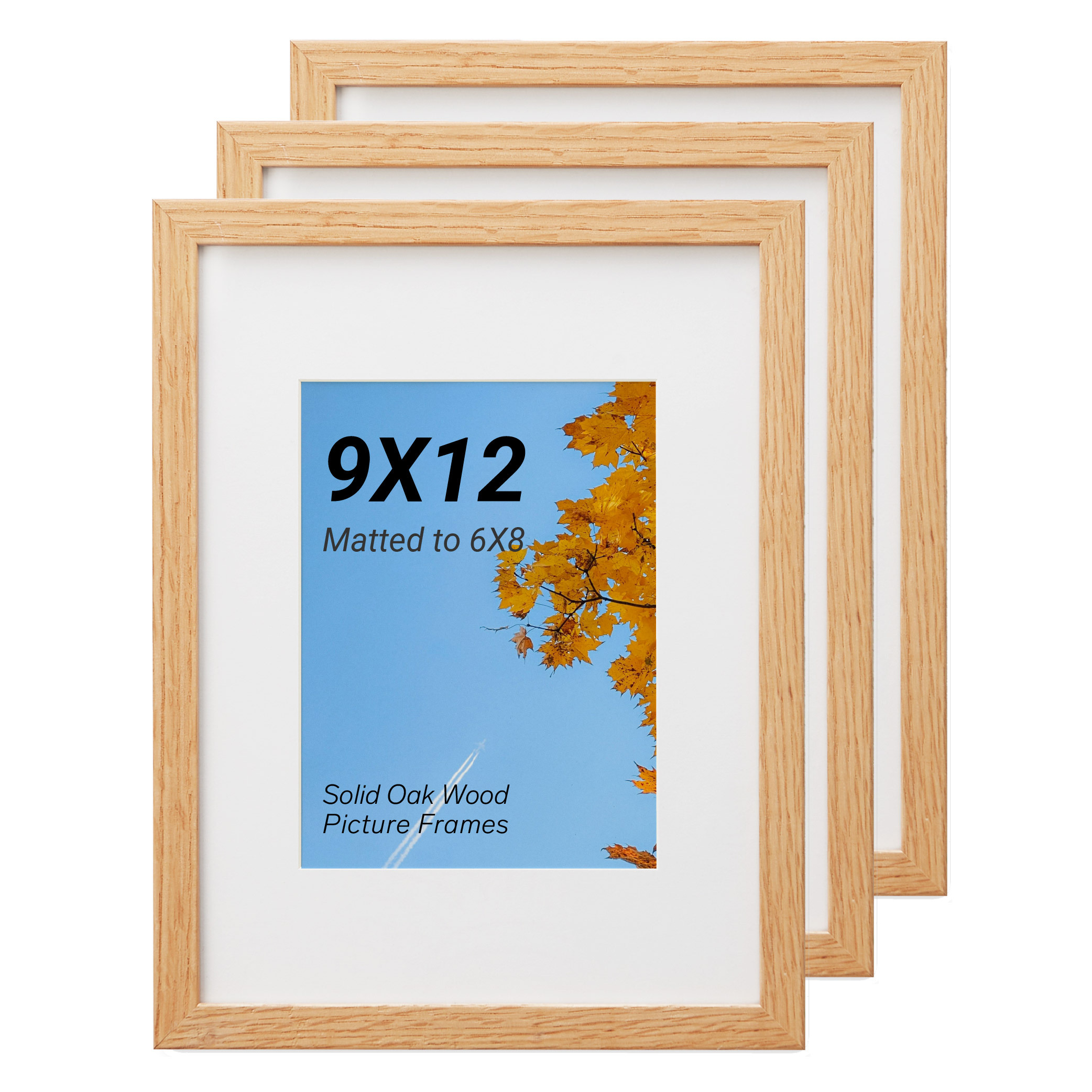 TEMU Cadres Photo 1PK, 3PK, 9x12 en avec Panneau en Verre Trempé. Convient à Divers , y Cadres Photo, Cadres Combinés, Cadres pour Mur de , Cadres
