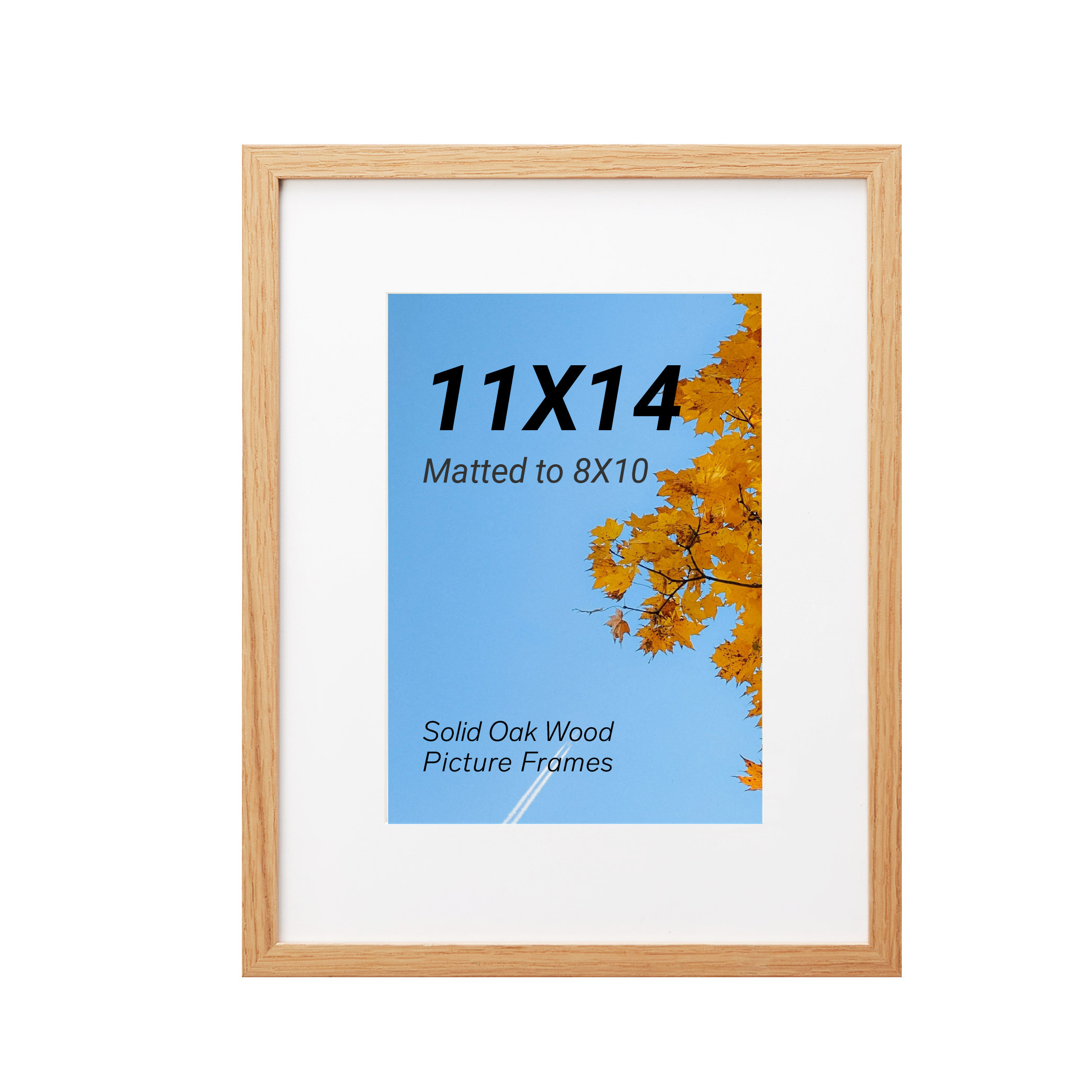 TEMU 1 PK, Cadre Photo en Bois 11X14 Pouces. Cadre Photo en Bois , Panneau en Verre Trempé, Cadre Mural de , Cadre de Poster, Décoration Murale de