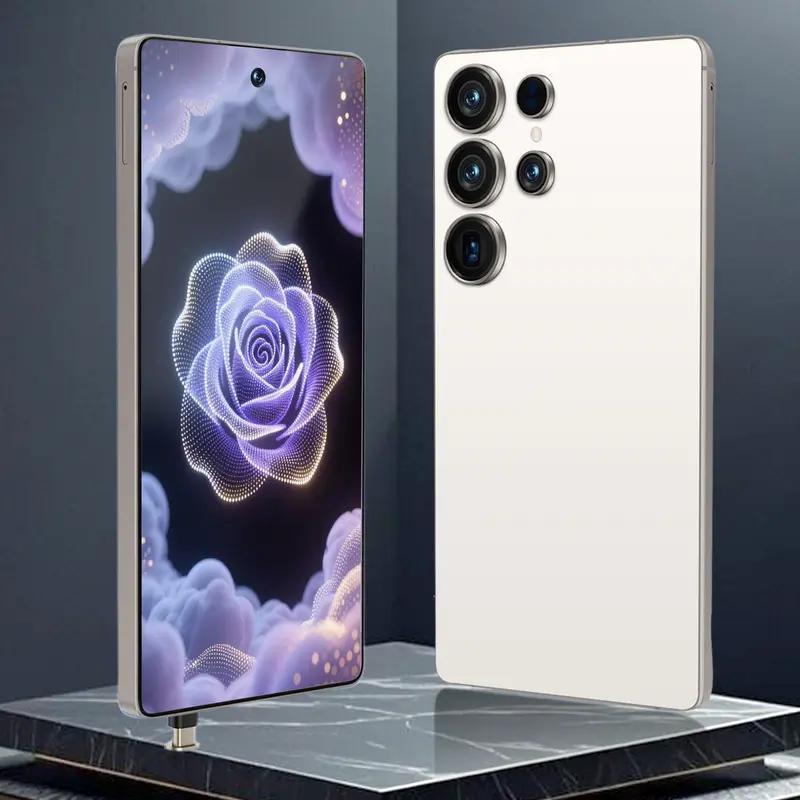 the 2026 ultra smartphone has a screen size of 6 8 inches features facial recognition technology   with 4gb 64gb of storage space and is   with a touch pen and headphones   an ideal gift for holidays or birthdays Product details 8