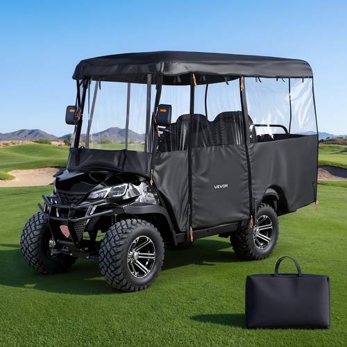 item picture golf cart cover full enclosure 2 2 4 passenger golf cart 420d oxford fabric cover fits most carts yamaha pvc coating hook design