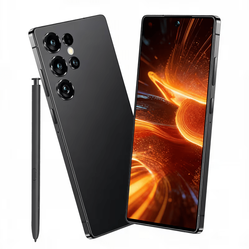 2026 latest high end   smartphone 6 8 inch large screen high definition display long lasting battery high definition video recording type c charging     with an included stylus pen and is   with headphones phone case data cable screen protector   an ideal gift for   Product details 7