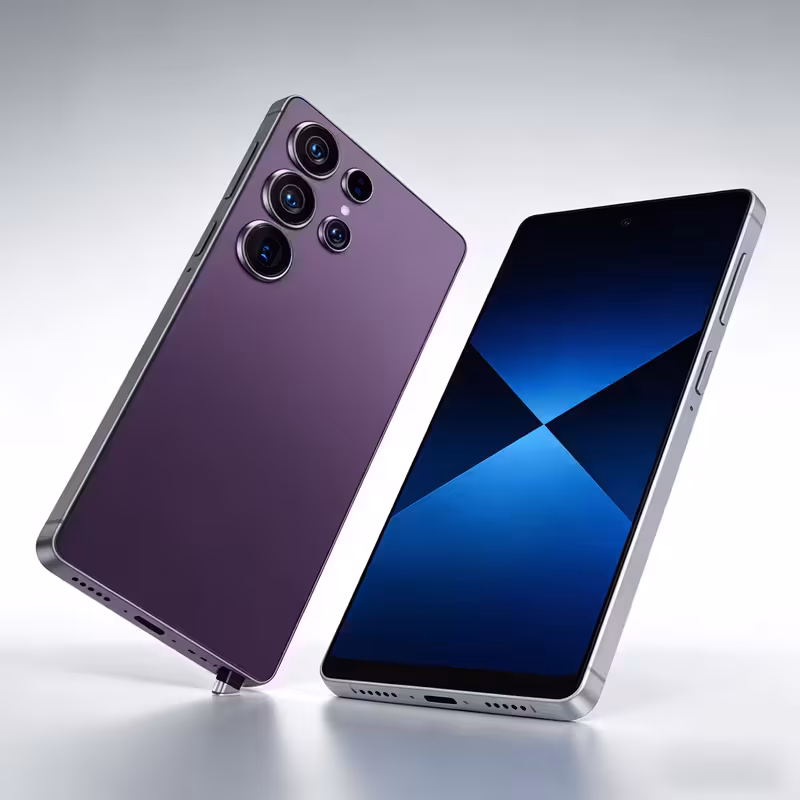 the 2026 smartphone has a 6 8 inch screen features facial recognition technology with an included stylus and headphones data cable phone case and screen protector very suitable as a gift for friends relatives and elders and ideal for use as Product details 9