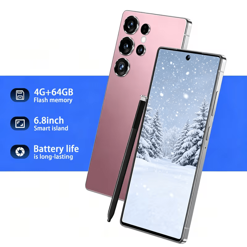 smartphone   dual standby   smartphone 6 8 inch display with built     with headphones protective case and screen protector suitable as a gift for easter birthday and halloween smartphone new year gift Product details 8