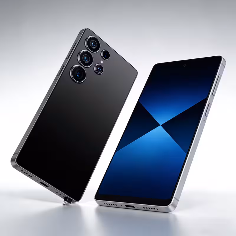 the 2026 smartphone has a 6 8 inch screen features facial recognition technology with an included stylus and headphones data cable phone case and screen protector very suitable as a gift for friends relatives and elders and ideal for use as Product details 8