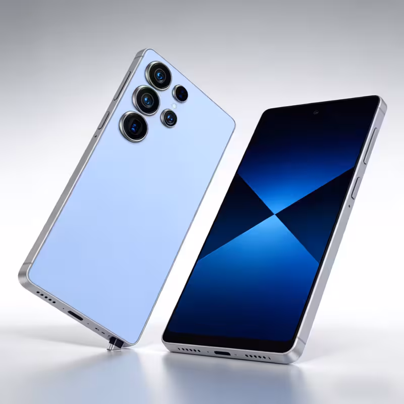 the 2026 smartphone has a 6 8 inch screen features facial recognition technology with an included stylus and headphones data cable phone case and screen protector very suitable as a gift for friends relatives and elders and ideal for use as Product details 10