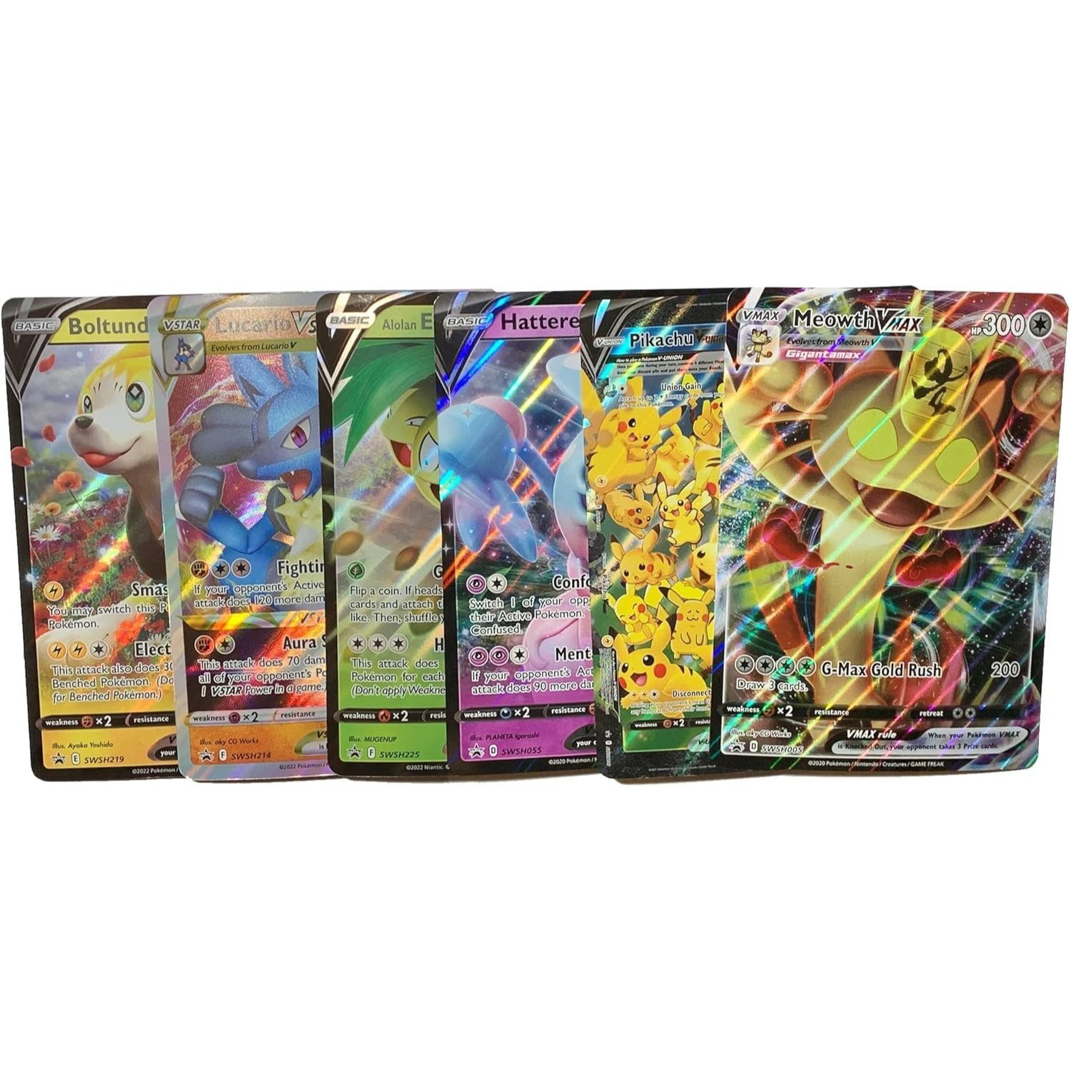 TEMU Pokemon - Lot de cartes jumbo aléatoires - x1 ( variable) V - - Vstars - V Union - !