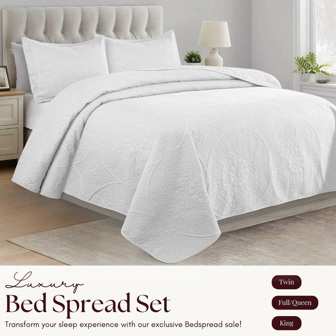 cozy lightweight quilt set 3pcs bedspread with matching sham s soft microfiber quilted bedspread set for   machine washable   bedroom upgrade twin full queen king sizes  