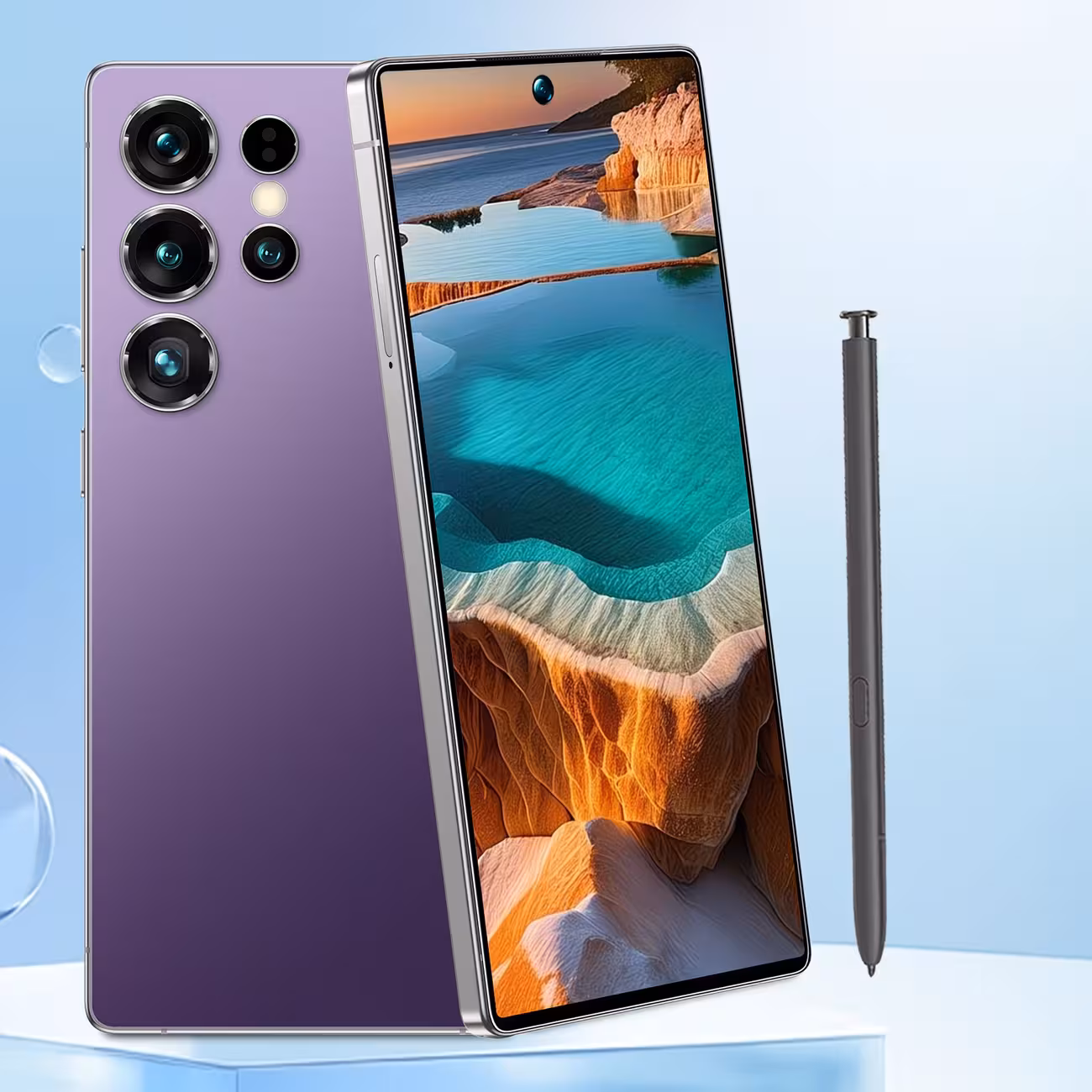 smartphone smartphone 6 8 inch display built camera with headphones protective case screen protector birthday smartphone Product details 11