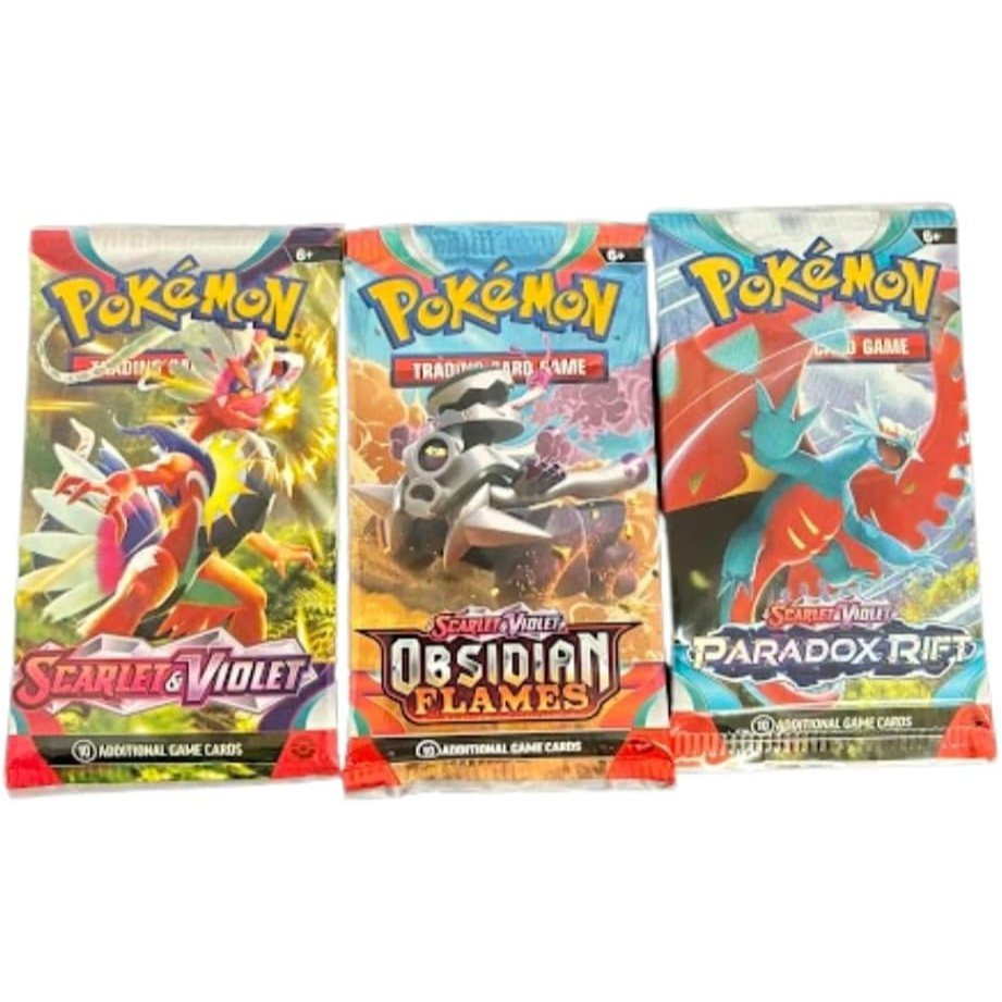 TEMU Cartes Pokémon - 3 Packs Booster (Packs Aléatoires)