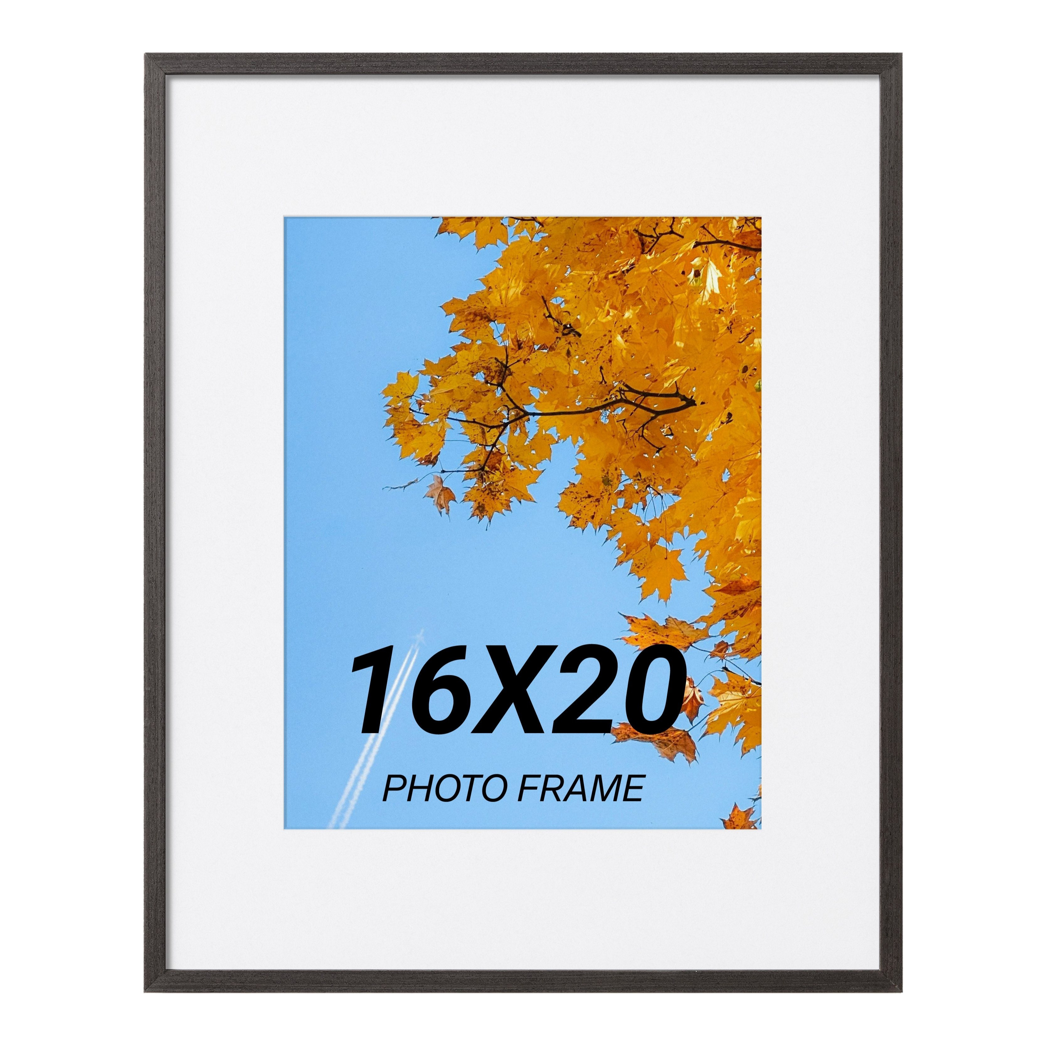 TEMU 1PK, Cadre Photo 16X20 pouces ; Idéal pour Murs Galeries, Affiches, Arrangements de Murs Photos, Projets DIY Créatifs, Décor Minimaliste, Style