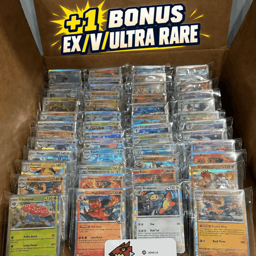 TEMU 50 Cartes Assorties – 1 EX, V, ou Ultra Rare Garantie – & Reverse
