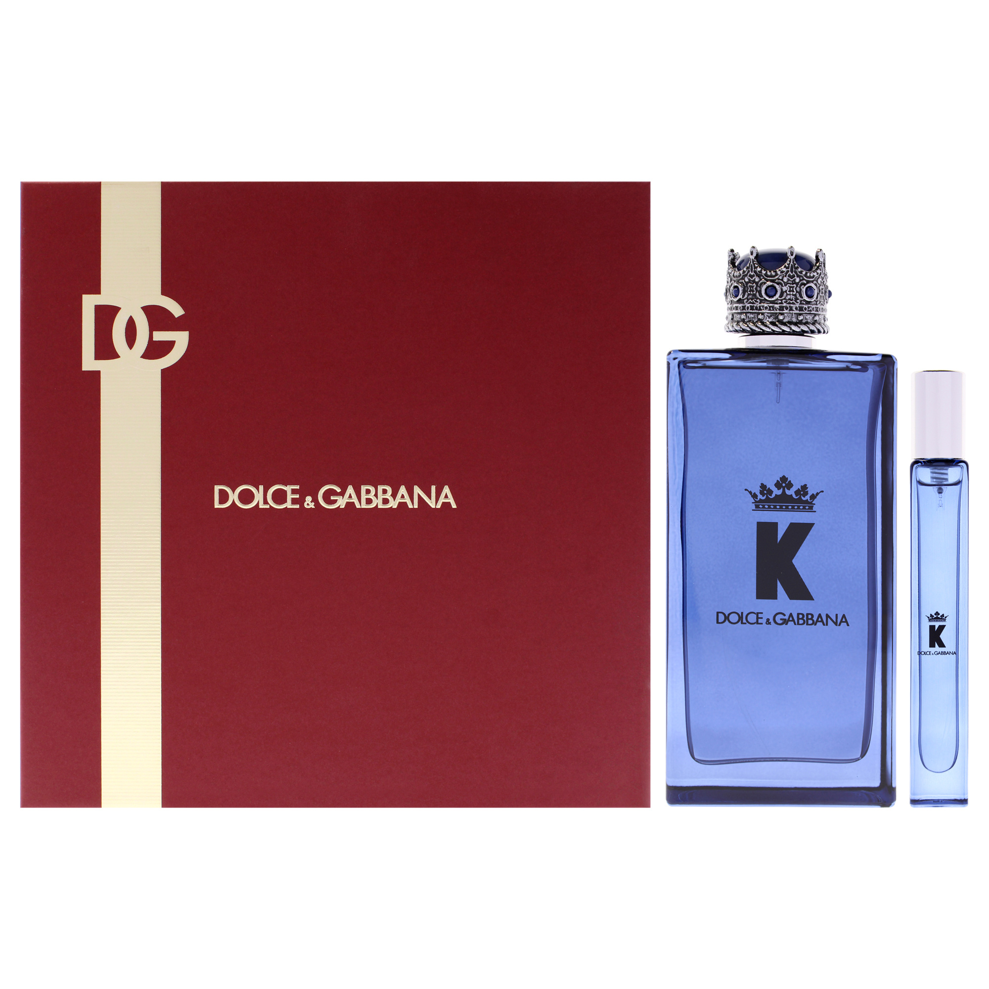 TEMU K By And For Men - 2pcs Gift Set 198ml Edp Spray, 10ml Edp Spray (mini)