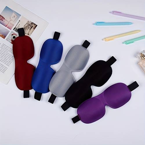 3d contoured eye cover no nose mask for yoga rest travel