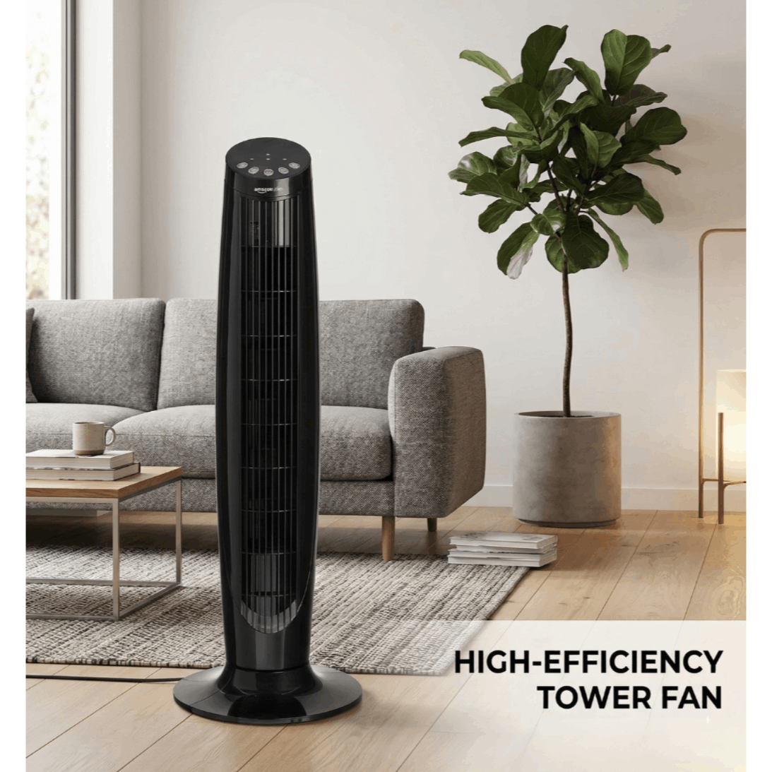 36 tower fan 3   oscillating fan with   design quiet cooling fan for bedroom home office