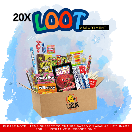 20x loot assortment box 20 fun candies individually wrapped