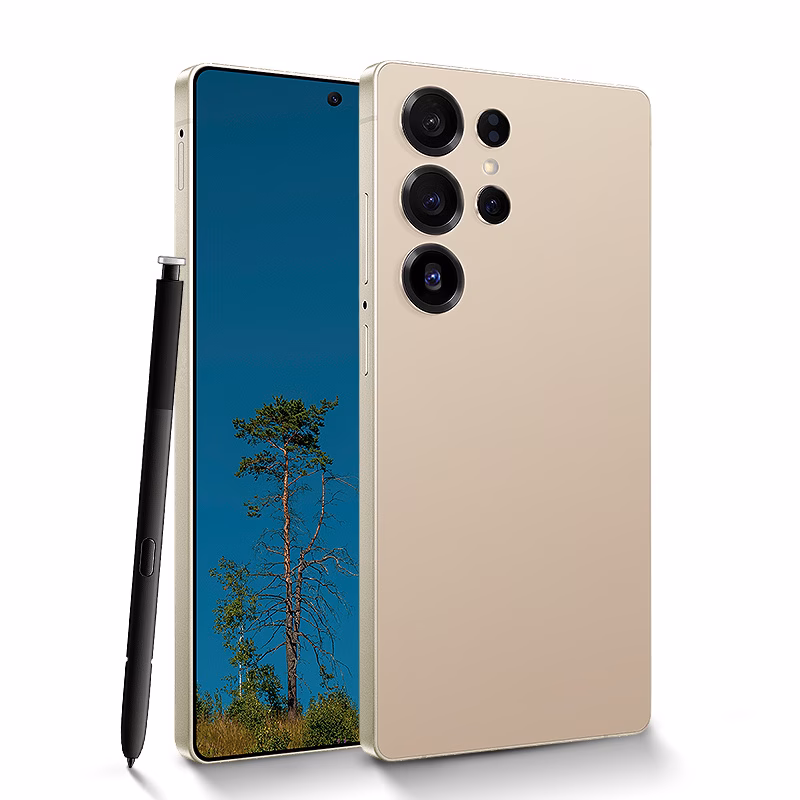 25 ultra unlocks smartphone 6 8 inch high definition display screen camera cards gps built including headphones protective case screen protector type c charging Product details 0