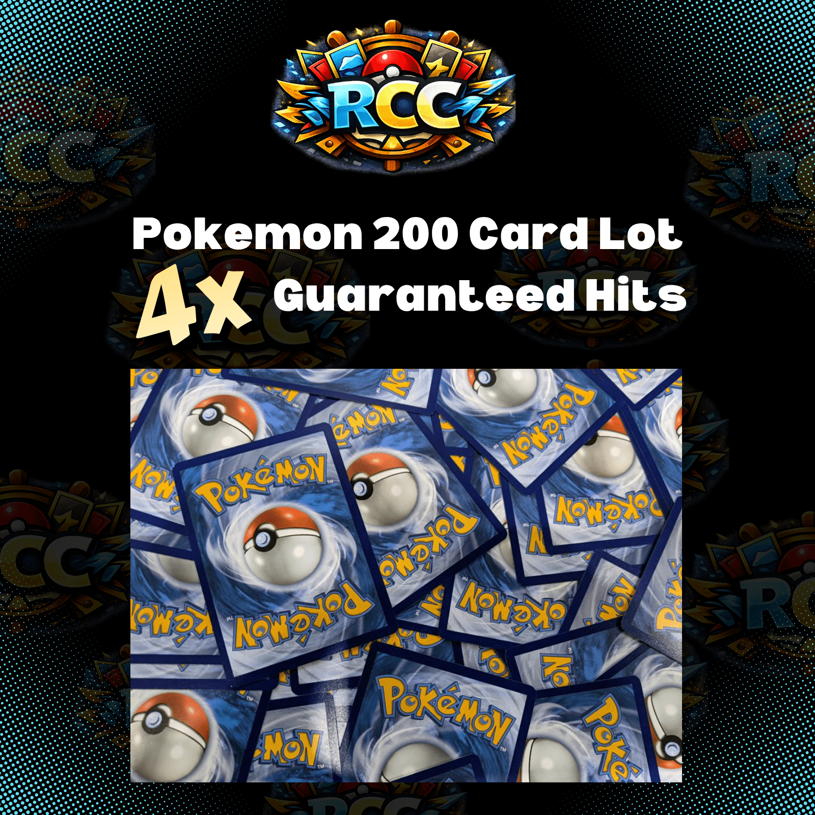 TEMU Lot de cartes Pokémon | 200 cartes | 4 (GX, EX, , V, ou autres Ultra Rare)