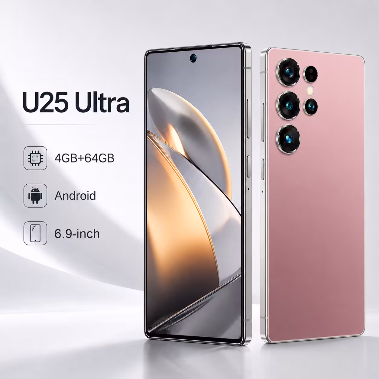 u25 ultra 2026 super new unlocked version smartphone 6 9 inch smartphone unlocked version 4gb 64gb expandable memory dual standby slot stylus and full set of additions best holiday gift work backup phone Product details 10