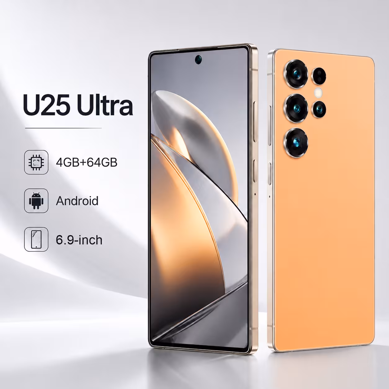 u25 ultra 2026 super new unlocked version smartphone 6 9 inch smartphone unlocked version 4gb 64gb expandable memory dual standby slot stylus and full set of additions best holiday gift work backup phone Product details 8