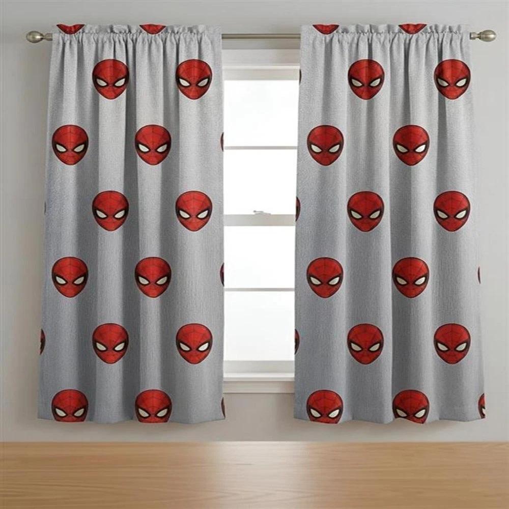 TEMU Panneaux de rideaux Spiderman pour chambre d'enfant - 41" (L) " (L) - 2 panneaux