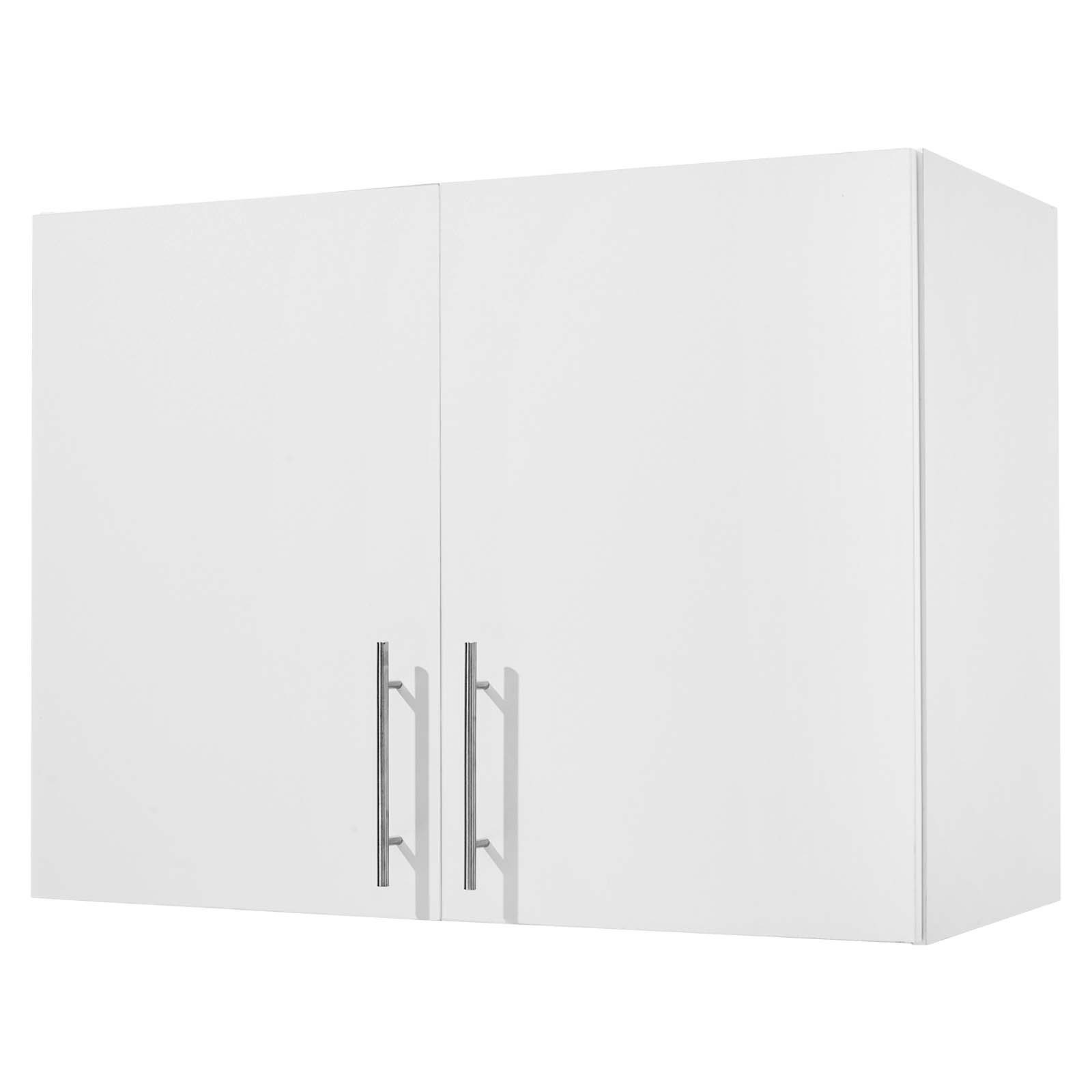 TEMU murale de buanderie VEVOR, meuble suspendu mural à 2 niveaux avec étagère réglable, placard de rangement de 32 po avec 2 portes, pour salle de