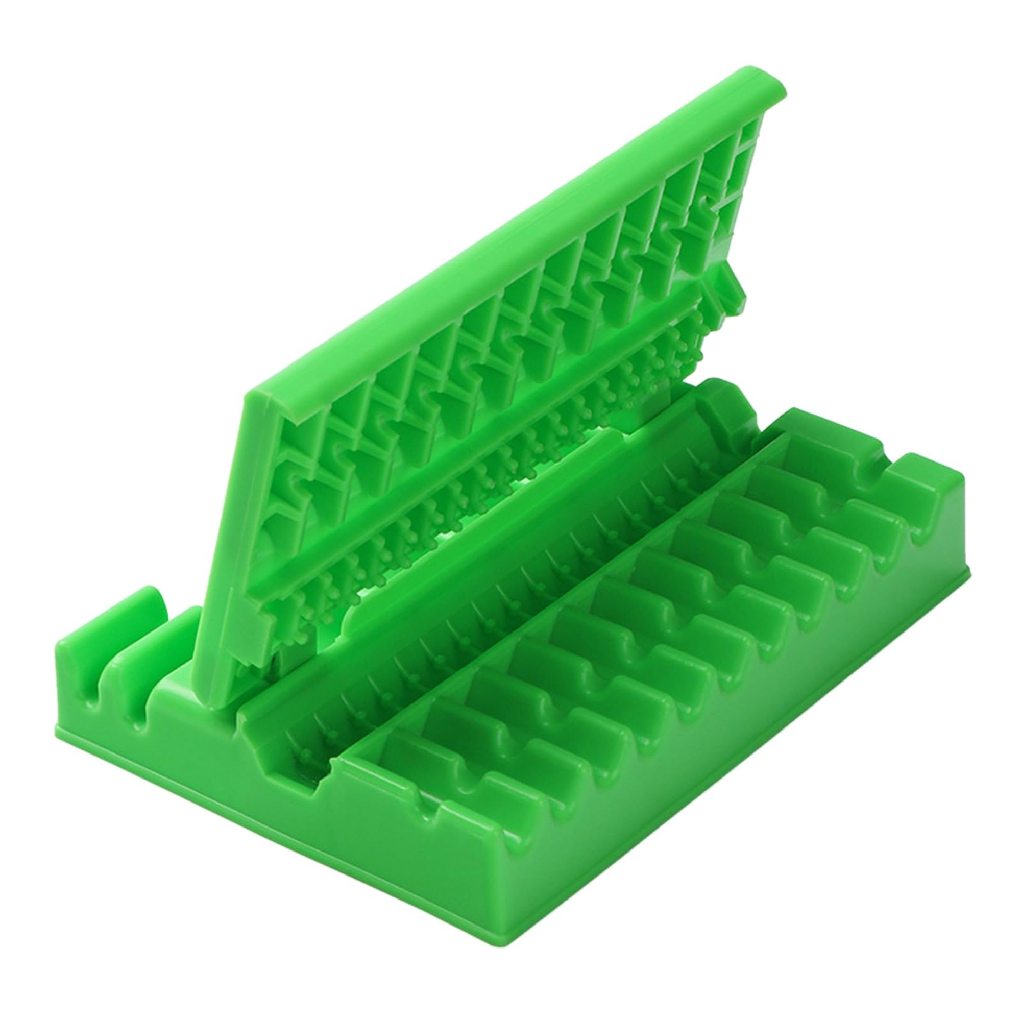 TEMU Outil Portable Vert pour des Brochettes BBQ, Moule à Brochettes pour Viande, Légumes, Tofu, Machine de Préparation Alimentaire Réutilisable en
