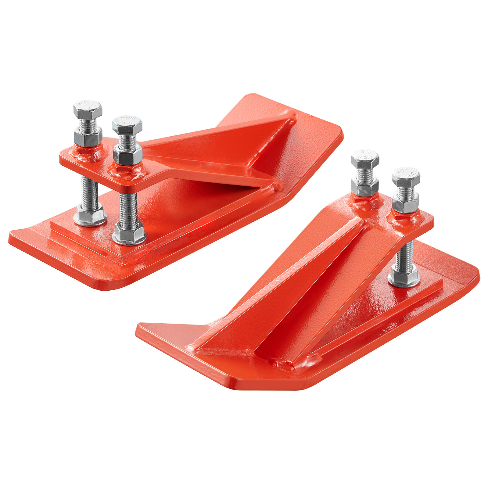 TEMU Vevor Tractor Bucket Protector, 2pcs Heavy Duty Steel Protectors, Double Hexagon Lock Nuts And Bolts, For Snow, Leave Removal & Spreading Gravel