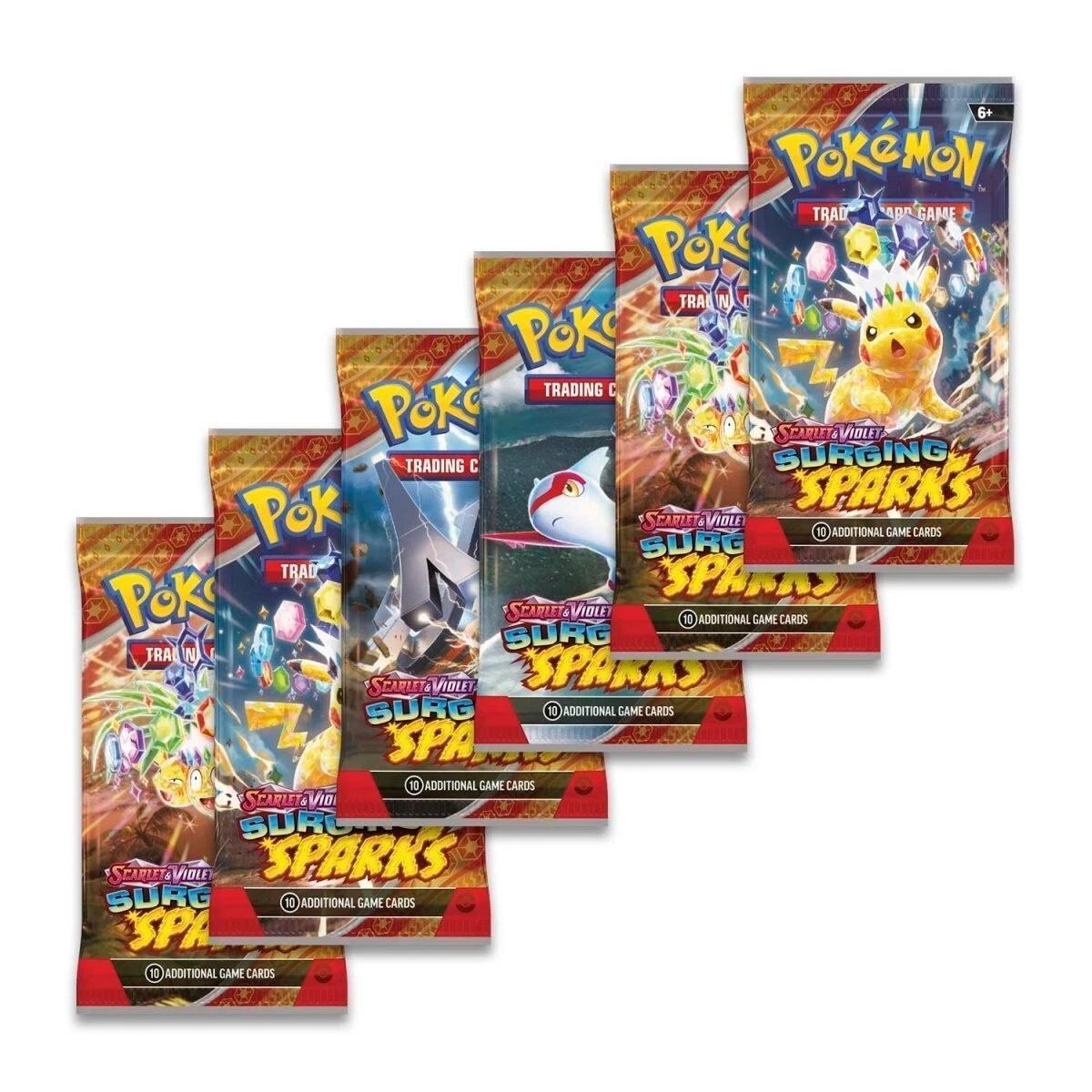 Pokémon TCG Surging Spark - Single Booster Pack (1x) - Pack Art May Vary - Each Pack has 10 Cards