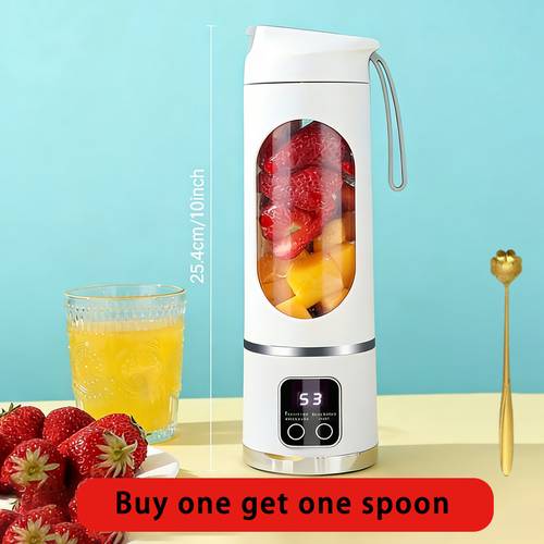 portable usb rechargeable blender with led display 15 22oz ideal for smoothies fresh juice for on the