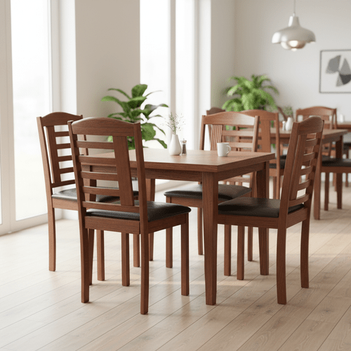 dining chairs set of 2 faux leather upholstered kitchen chairs with padded seat rubber wood frame century armless accent side chairs for dining room restaurant