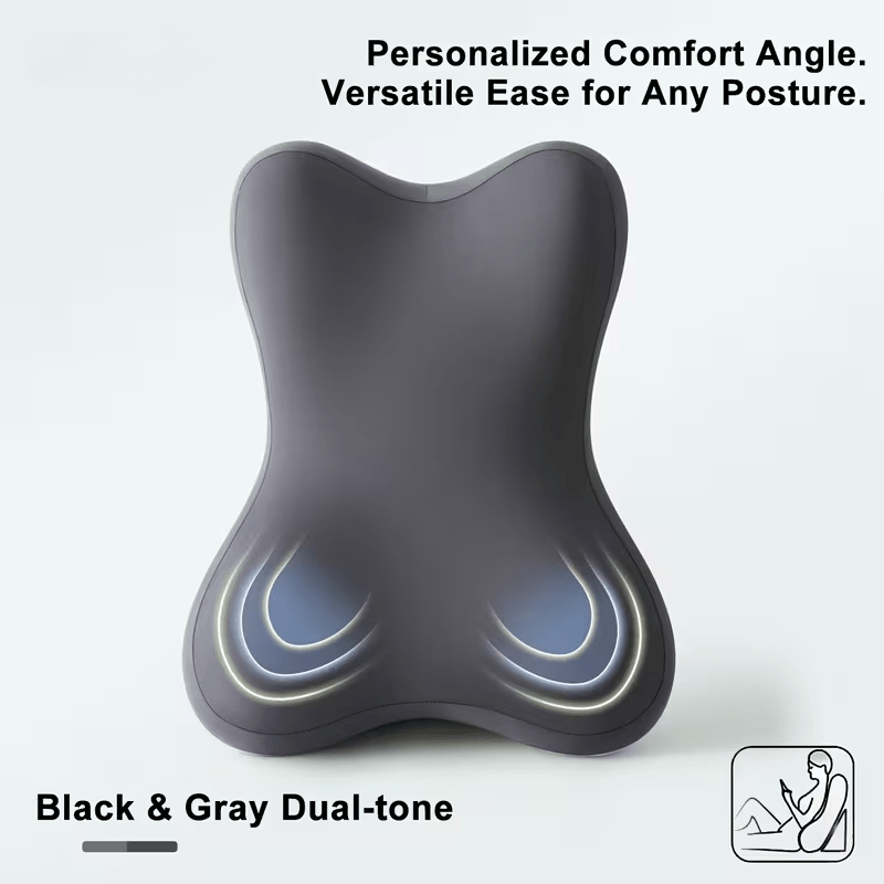 TEMU Oreiller de lecture en coin réglable pour lit - Grand en mousse à mémoire de pour s'asseoir dans le lit - Coussin de détente doux de C pour de