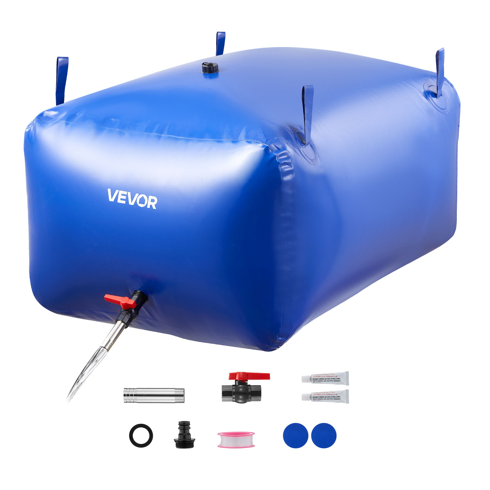TEMU Poche de stockage d'eau VEVOR 105,7 gallons, sac à eau grande capacité, conteneur à eau souple portable et pliable, réservoir de stockage d'eau