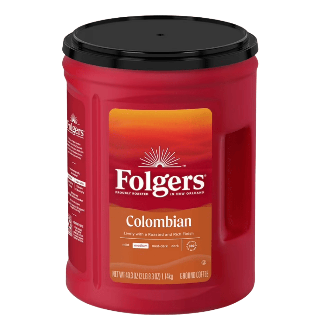 TEMU Folgers Ground Coffee, 40.3 Oz Canister