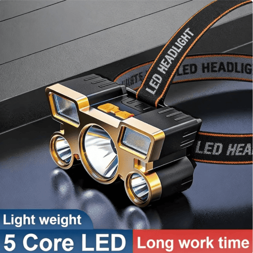5 rechargeable 4 lighting lightweight hands free headlight for camping hiking running fishing repairing emergency usb rechargeable high head torch with adjustable comfortable headband durable portable outdoor headlamp for night activities life solution for camping trips night runs home repairs secure for all head sizes ideal for runners diy enthusiasts compact on the