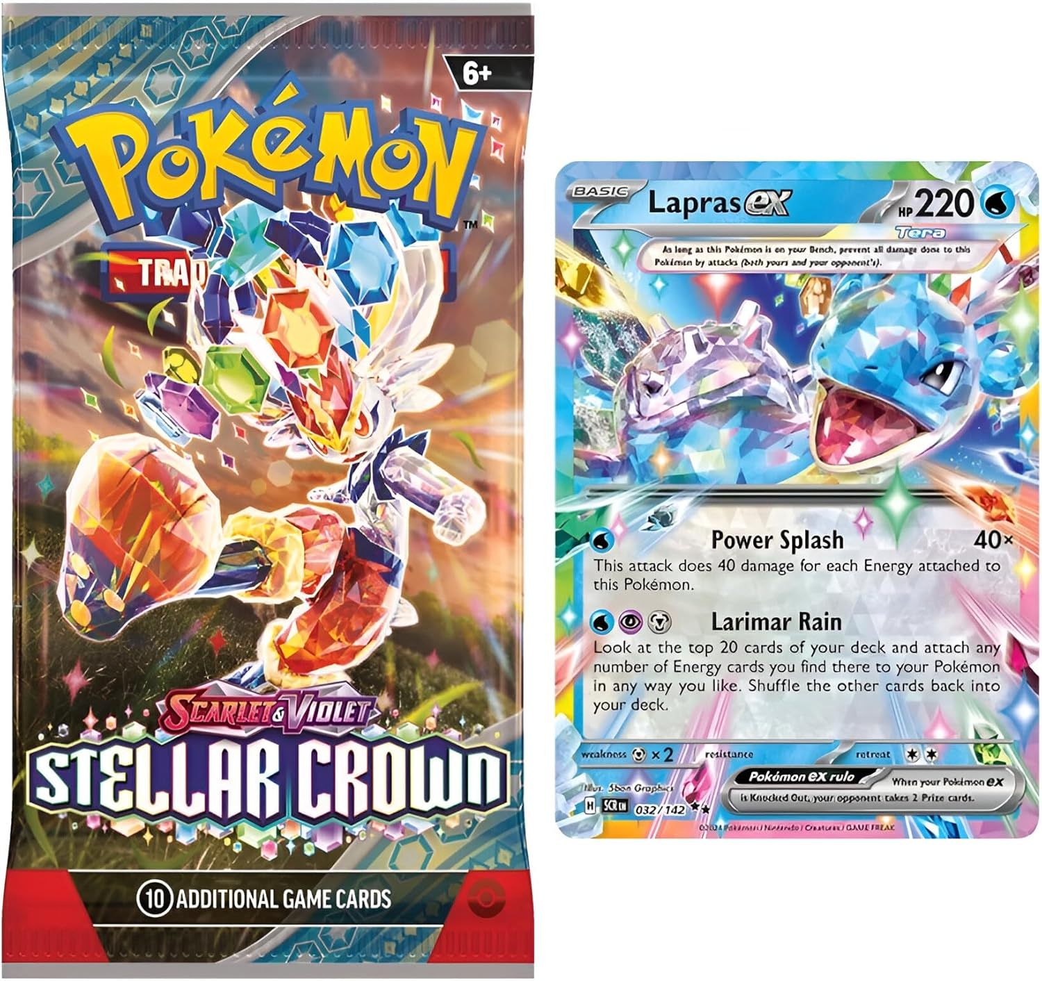 Pokémon TCG Booster Pack & Ultra Rare Card Bundle | Includes EX, V, VMAX, or VSTAR Cards | Perfect Pokemon Gift Bundle | 100% Authentic Pokémon Cards