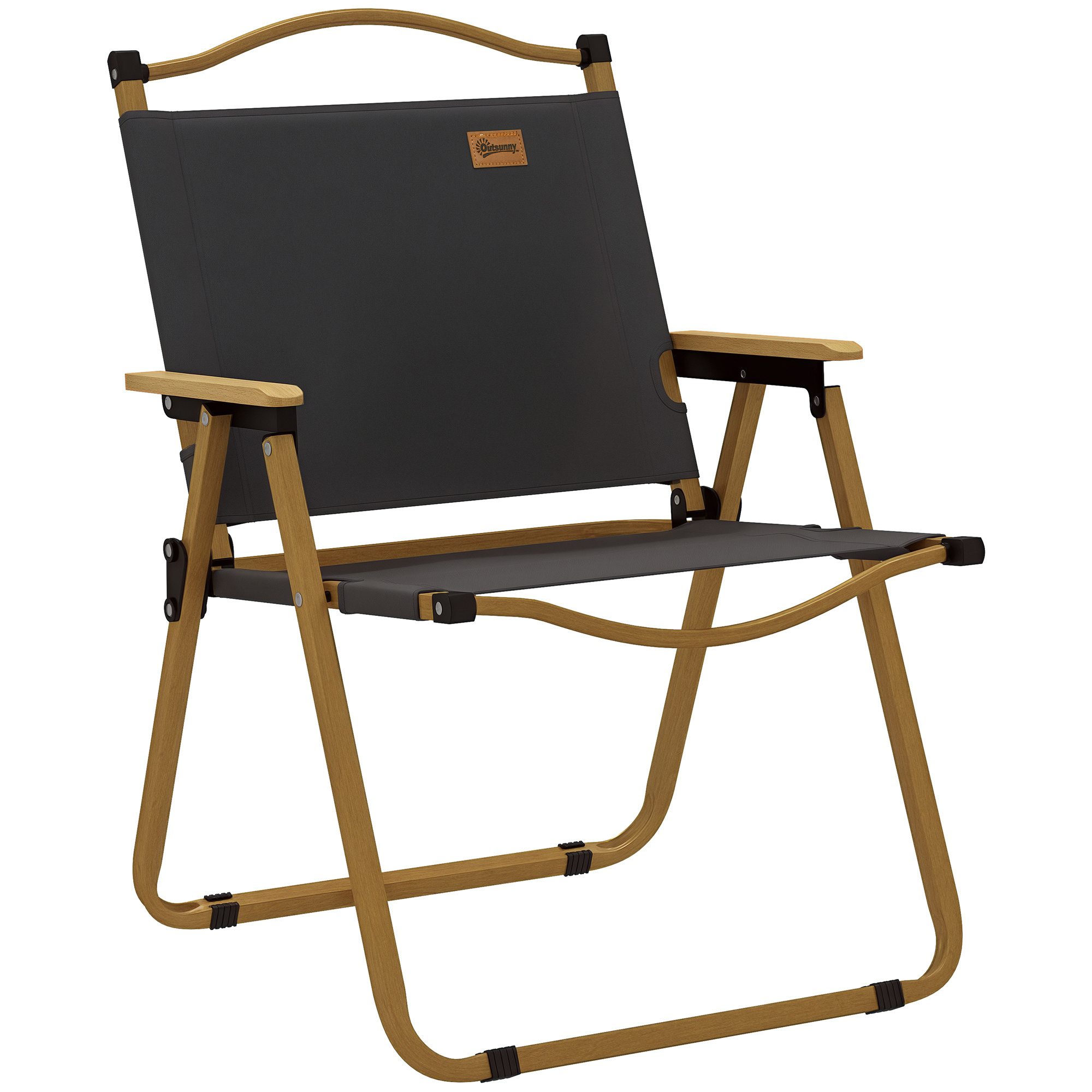 camping chair lightweight folding chair portable armchair   for festivals fishing beach and hiking dark grey Product details 8