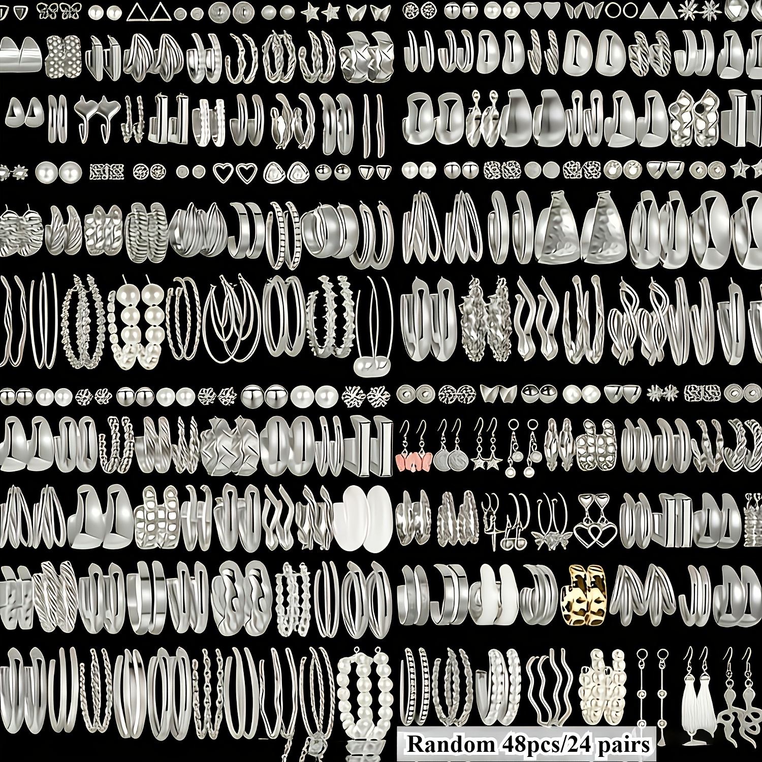 TEMU Envoi aléatoire d'un collier, d'une boucle d'oreille, d'un anneau ou d'un bracelet pour un usage , parfait pour les anniversaires et les fêtes