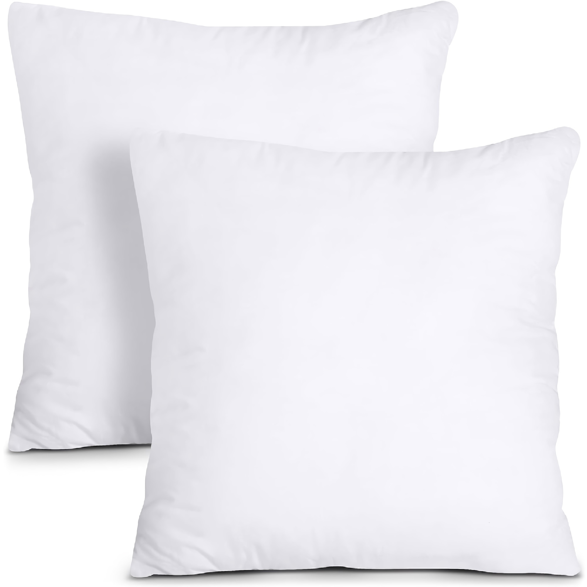TEMU Coussins décoratifs, 18" x 18", 20" x 20" et 12" x 20" pouces, garnitures de coussin en polyester pour lit, canapé (ensemble de 2)