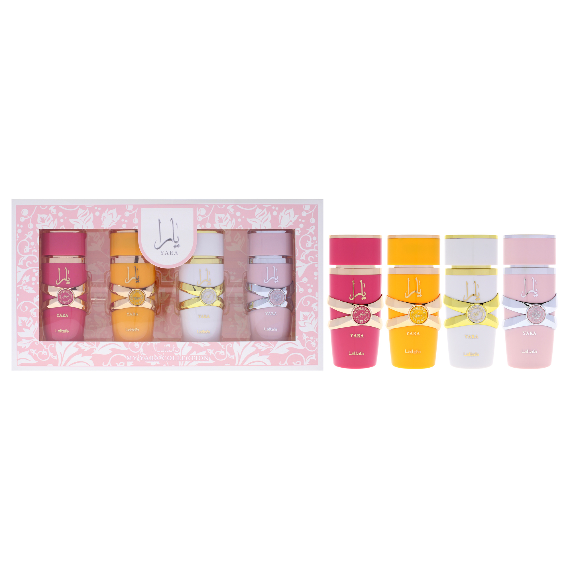 TEMU Yara par Lattafa pour Femmes - 4 pièces 24 ml Yara Candy EDP Spray, 24 ml Yara Tous EDP Spray, 24 ml Yara Moi EDP Spray, 24 ml Yara EDP Spray