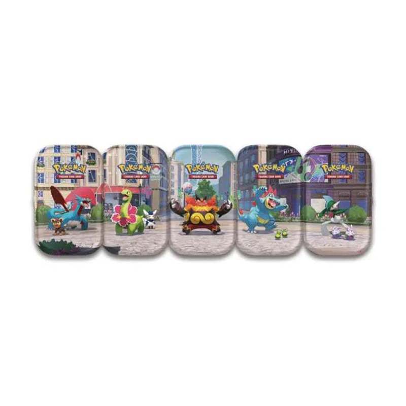 TEMU JCC Pokémon : Mini Boîte en Fer-Blanc de Calmeville (Aléatoire)
