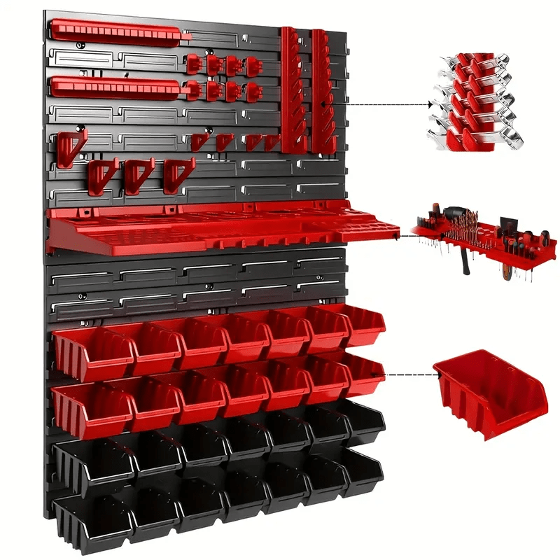 TEMU A Practical Set Of Tool Racks-plastic, Screws And Nuts, Bolts, Nails, Beads And Small Hardware Accessories Storage Racks, Storage Racks For